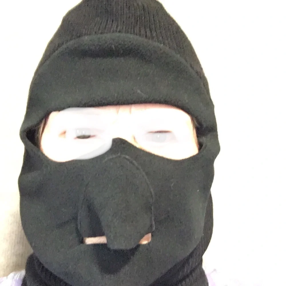 Full face tactical ski mask Quietwear Black NWT